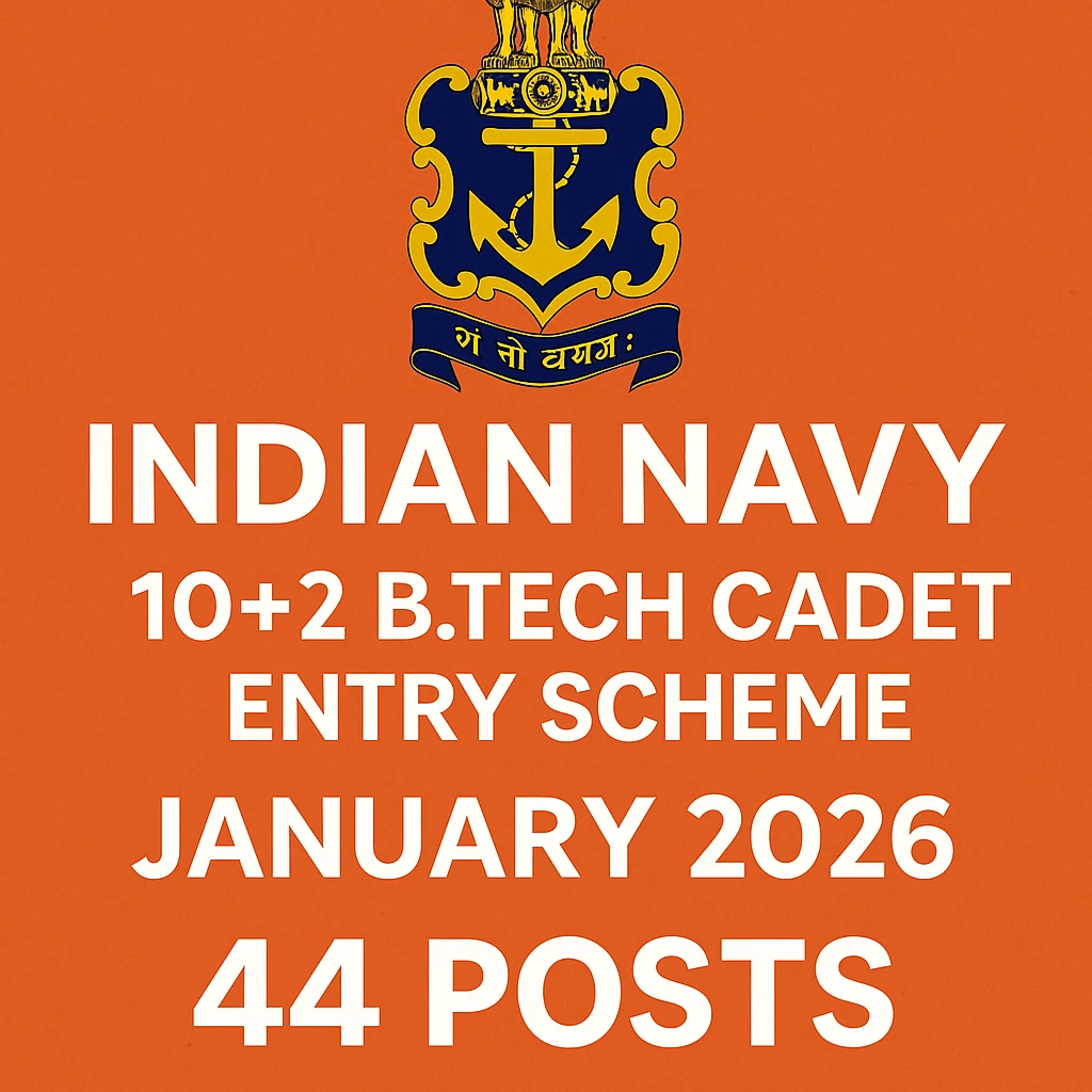 Indian Navy 10+2 B.Tech